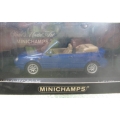 Minichamps VW Golf cabriolet Blue 1/43