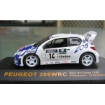 Ixo Peugeot 206 WRC Tour De Course 1999 1/43